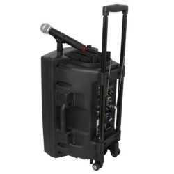 SISTEMA PA PORTATILE DA 12 '' CON 2 MICROFONI UHF / USB-SD / VOX, BLUETOOTH PORT12UHF