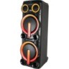 2x10 "+ 2x3" 1000W MEGA HIGHPOWER BOX CON 2 MICROFONI UHF / RC / TWS / BT / USB / microSD / LED