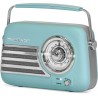 RADIO PORTATILE STILE VINTAGE CON BLUETOOTH & FM 30W MADISON CARTA DA ZUCCHERO OPACO RICARICABILE