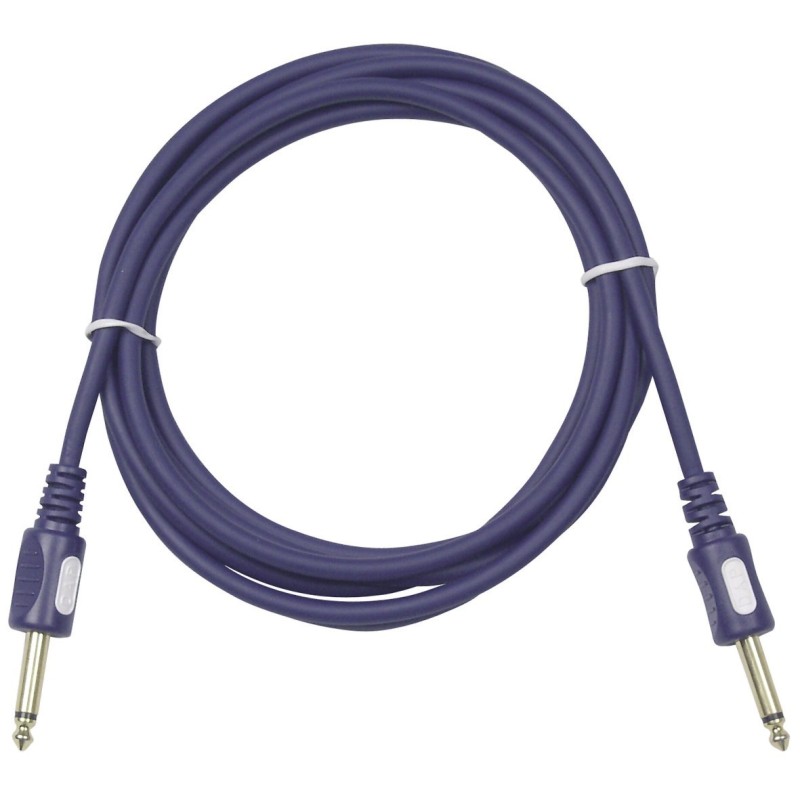 CAVO SBILANCIATO BLU JACK TS PER CHITARRA FL16 Stage Guitar Cable straight DIAM. 6 mm LUNGHEZZA 6 m