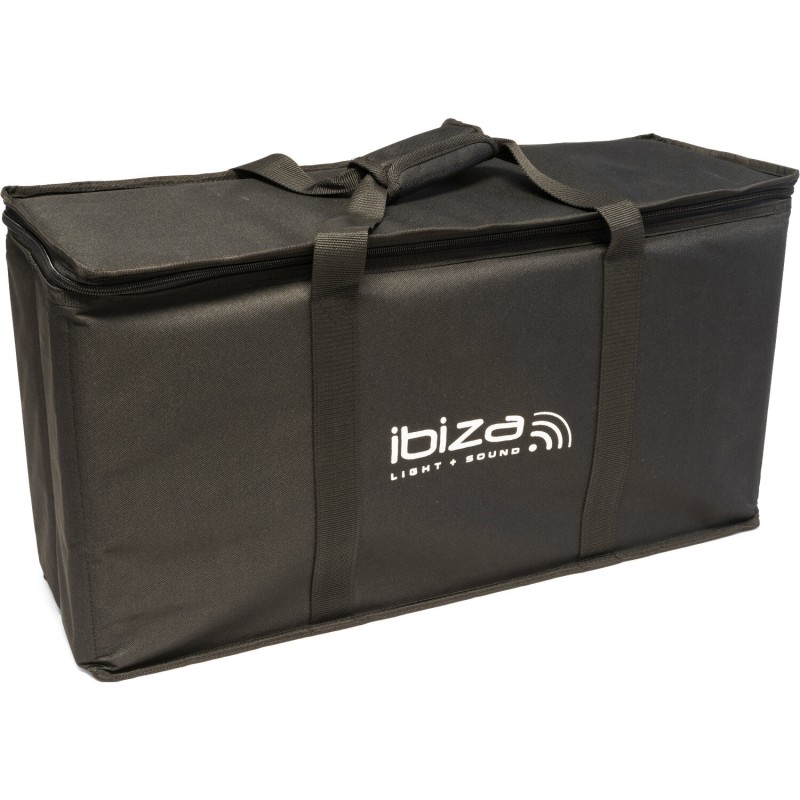 BORSONE SOFT CASE 67x22x35 CON DIVISORI IMPERMEABILE PVC 600D NERO ZIP APERTURA