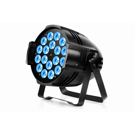 FARO PAR LED IN ALLUMINIO PRESSOFUSO 18X8W 4IN1 RGBW DIMMER STROBO DMX 4 8 CH