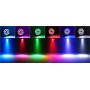 FARO PAR LED IN ALLUMINIO PRESSOFUSO 18X8W 4IN1 RGBW DIMMER STROBO DMX 4 8 CH
