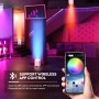 PAR A BATTERIA CON DMX LED 6IN1 6x18W RGBWA-UV SCOCCA BIANCA WIRELESS + APP