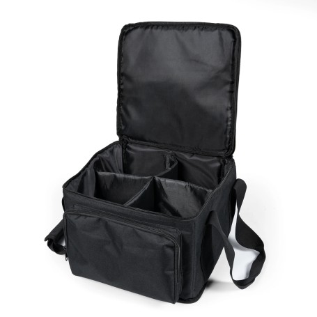 BORSONE SOFT CASE CON DIVISORI PER PAR LED BATTERIA E ACCESSORI NERO PER 4 SMARTBAT