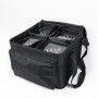 BORSONE SOFT CASE CON DIVISORI PER PAR LED BATTERIA E ACCESSORI NERO PER 4 SMARTBAT