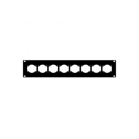 Pannello rack 19" 2 unità per 8 prese vimar 01299.1
